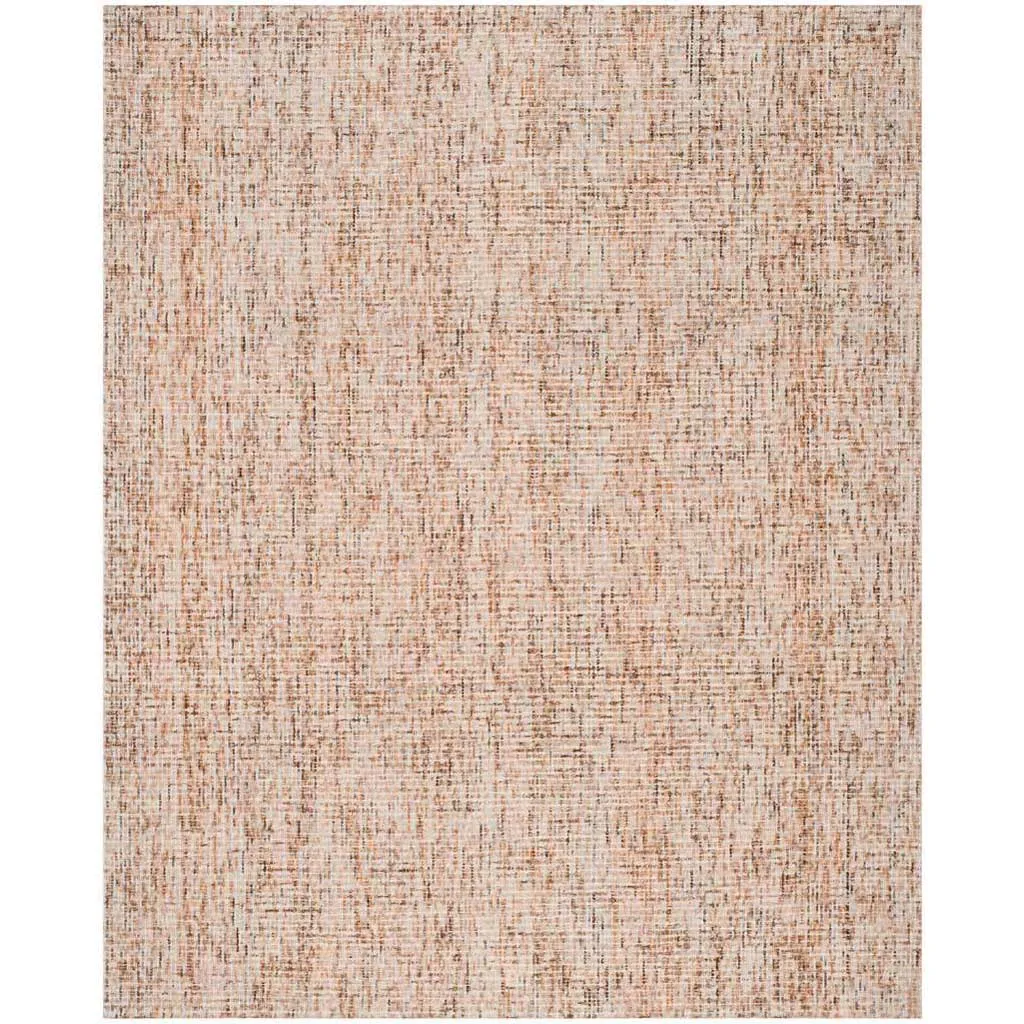 Abstract Beige/Rust Area Rug