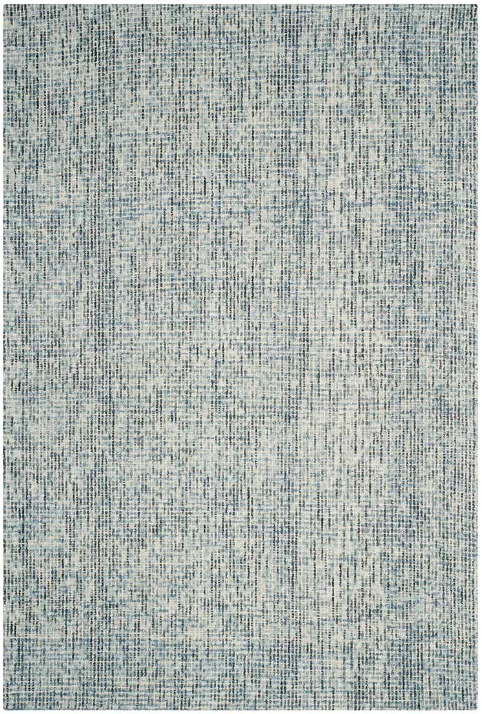 Abstract Blue/Charcoal Area Rug