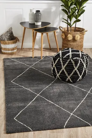 Adina Haleh Diamond Charcoal Rug