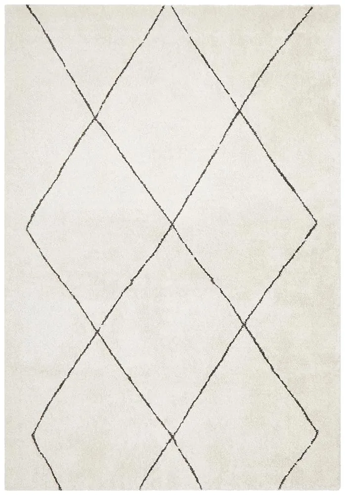 Adina Haleh Diamond Ivory Rug