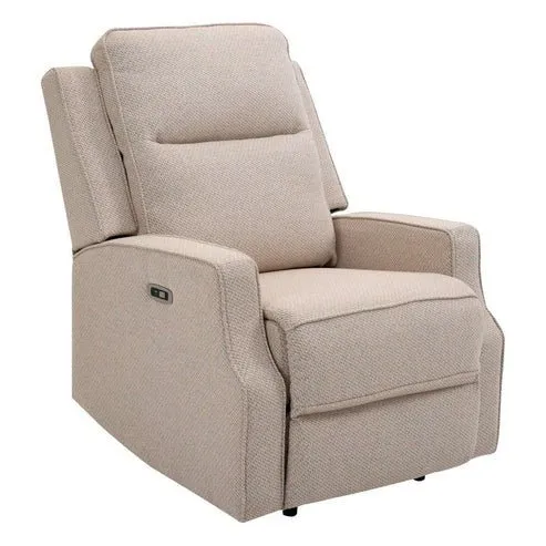 Alzena Fabric Upholstered Recliner Chair | Power Fabric Recliner