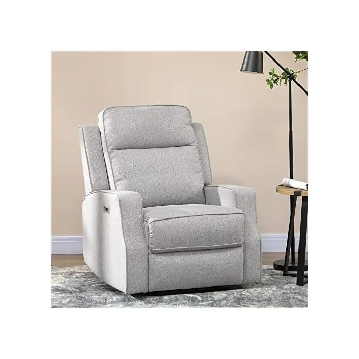 Alzena Fabric Upholstered Recliner Chair | Power Fabric Recliner