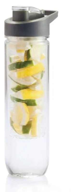 AMS- DWHL 201 Hans Larsen Infus Fruit Infuser Water Bottle (Transparent)