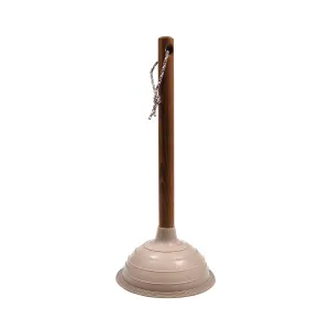 Andree Jardin Toilet Plunger - Ash Wood & Natural Rubber