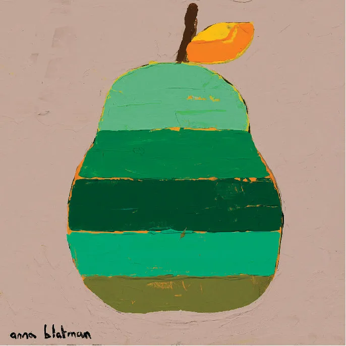 Anna Blatman Lilli Rock Pera Verde Magnet - 5.5x5.5cm