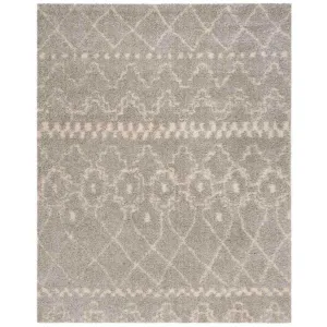 Arizona Shag Tribal Gray/Ivory Area Rug