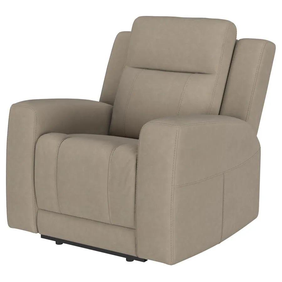 Brentwood Upholstered Recliner Chair Taupe