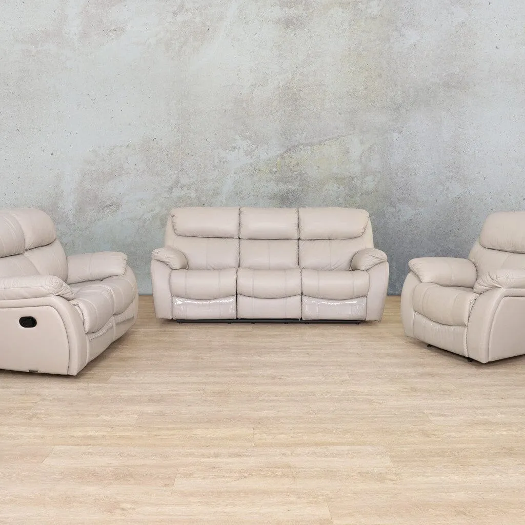 Cairo 3 2 1 Leather Recliner Suite -Available on Special Order Plan Only