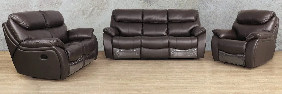 Cairo 3 2 1 Leather Recliner Suite -Available on Special Order Plan Only