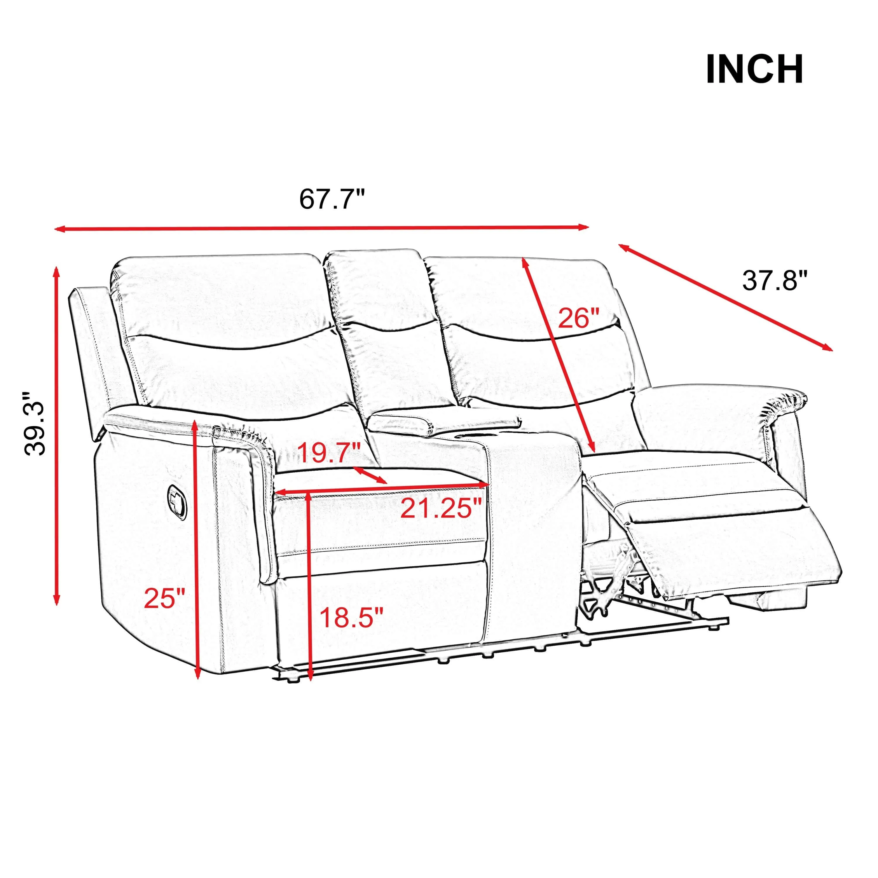 Classic 2-Seater Brown Sofa | Stylish Furniture for Living Rooms