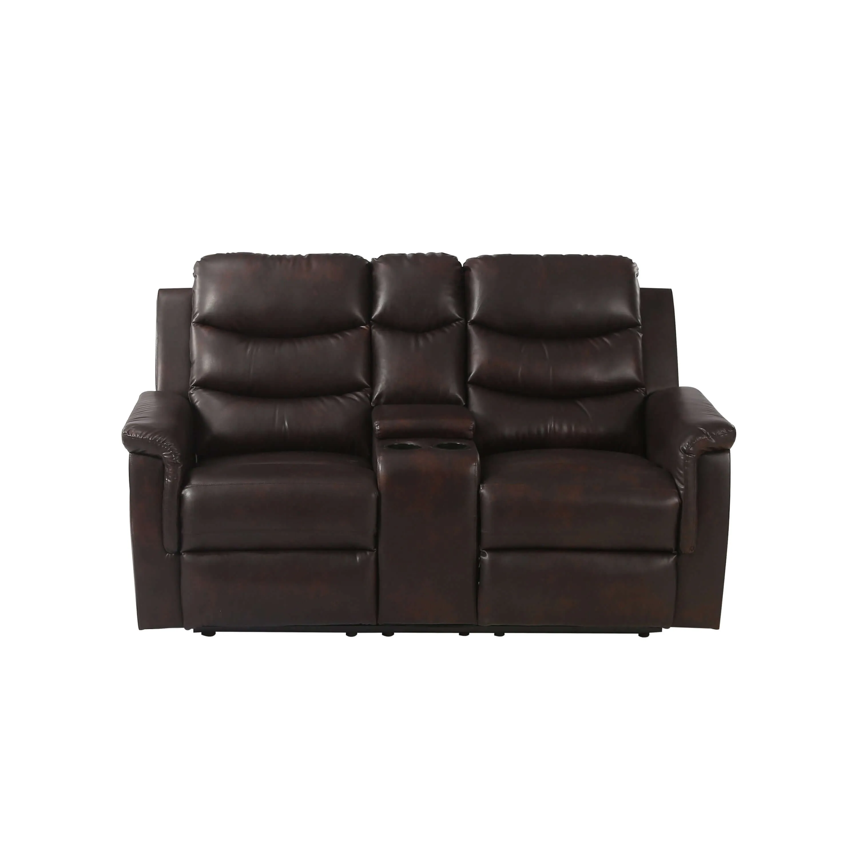 Classic 2-Seater Brown Sofa | Stylish Furniture for Living Rooms