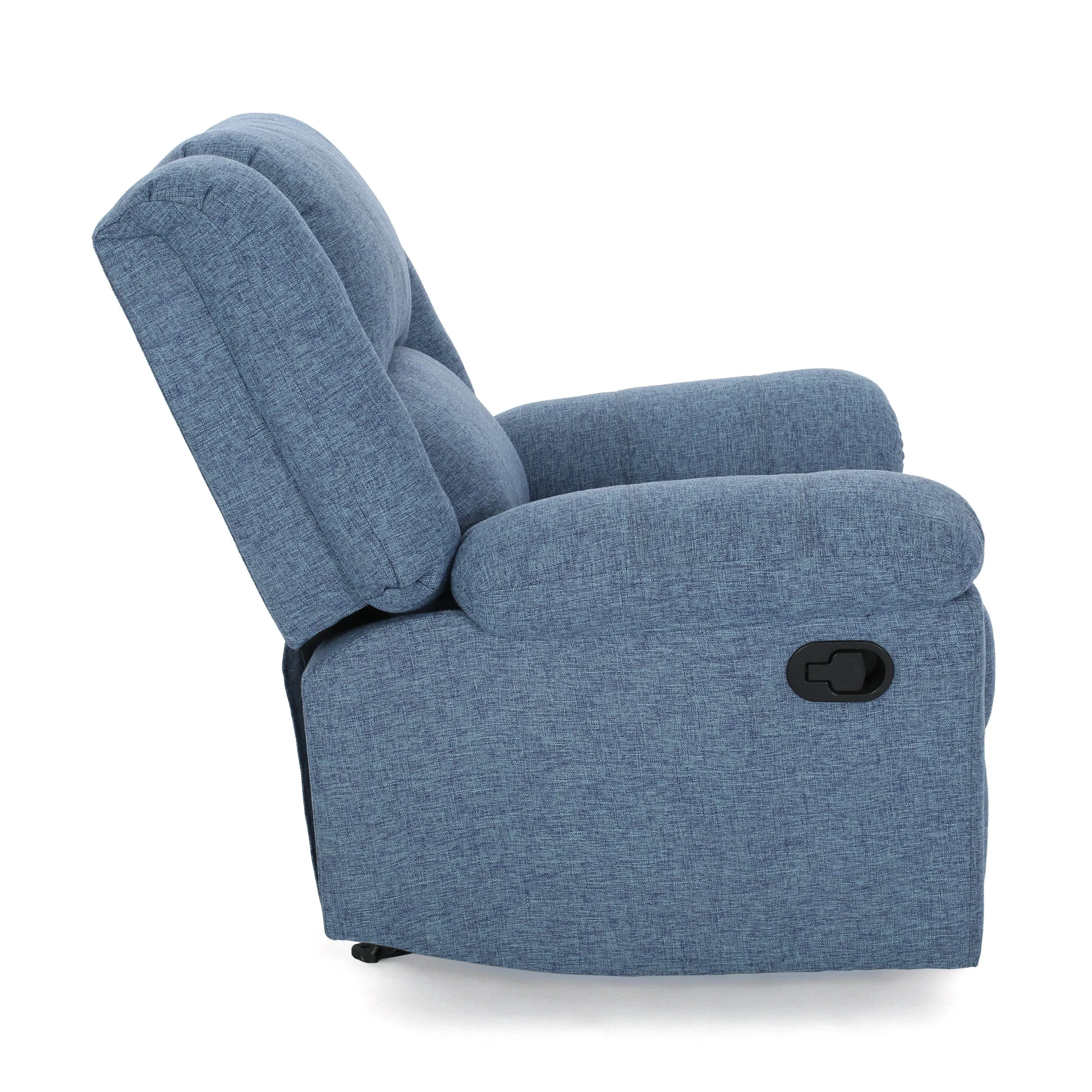 Cole Manual Recliner Chair - Navy Blue