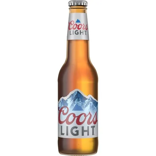 Coors Light Lager Beer, 6 Pack, 12 fl oz Bottles, 4.2% ABV