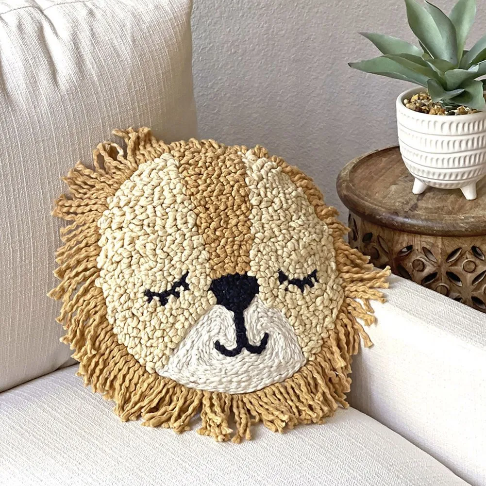 Crane Kendi Decorative Pillow - Lion