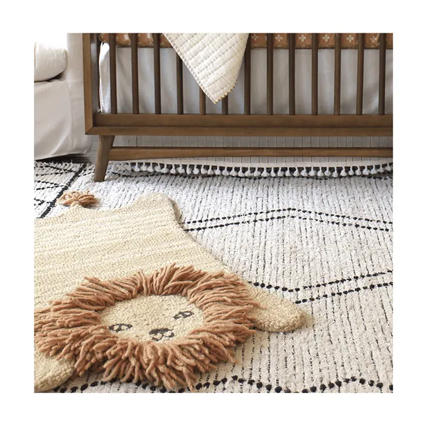 Crane Lion Shape Wool Rug - Kendi