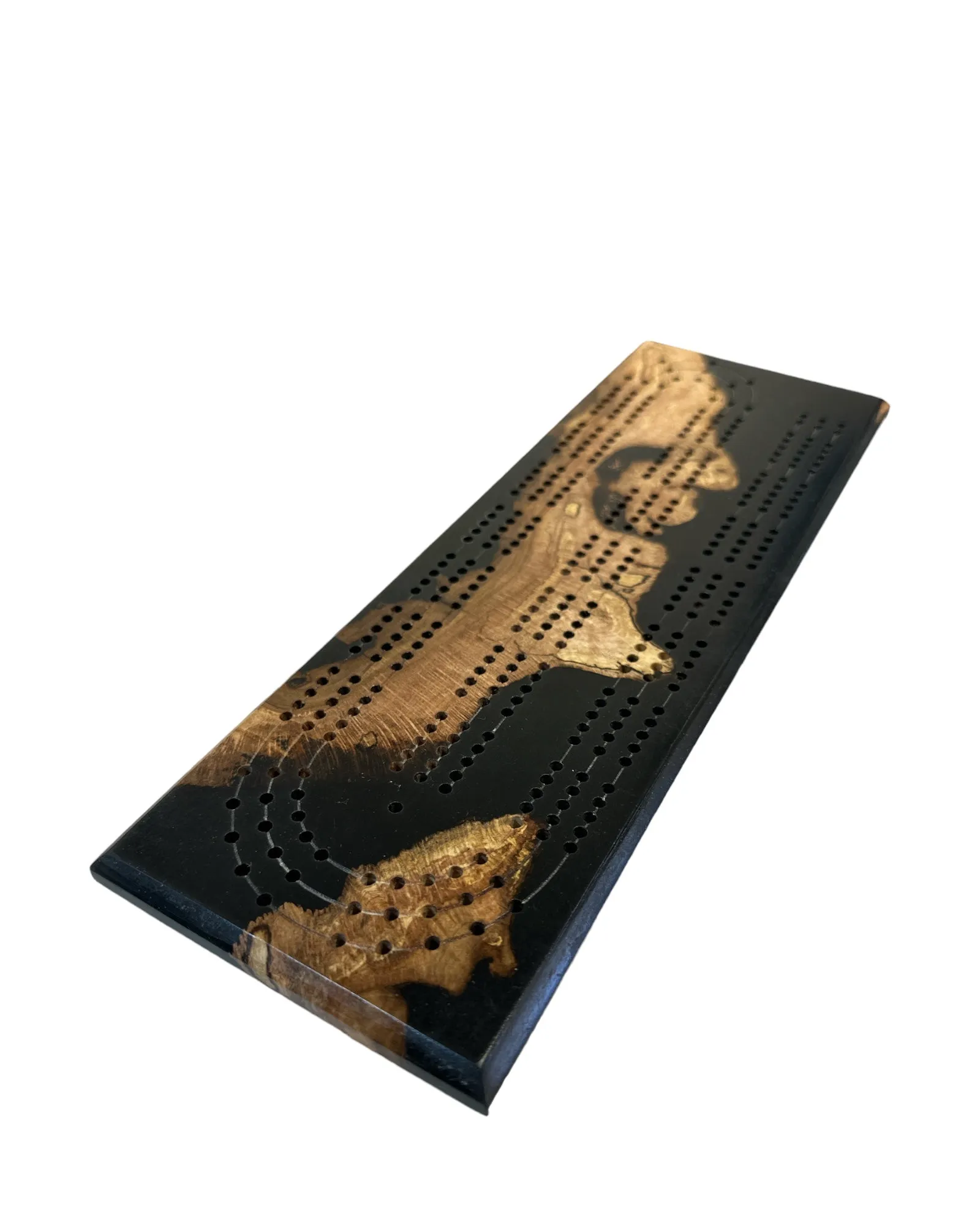 Cribbage Boards with Resin Designs by Brett Ford