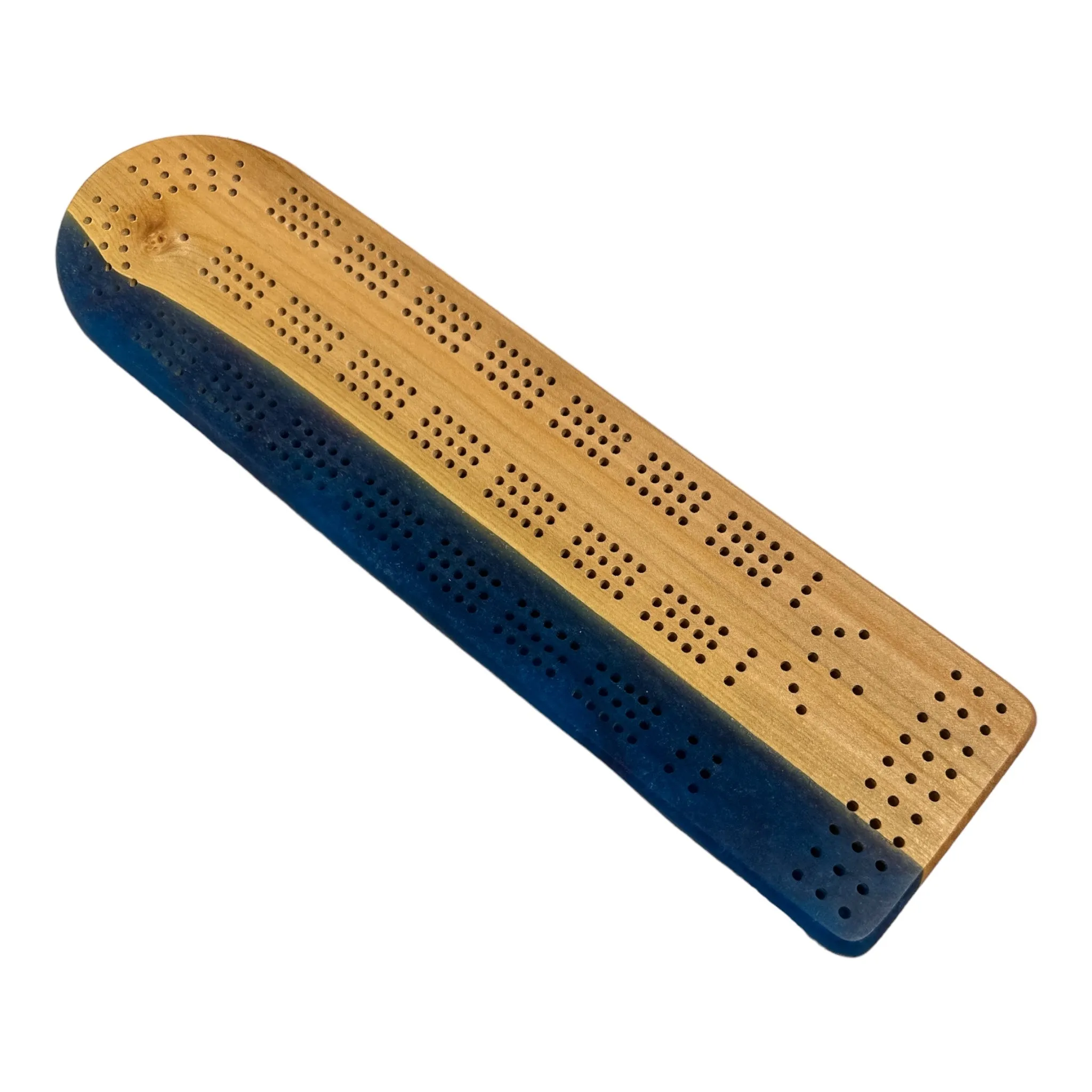 Cribbage Boards with Resin Designs by Brett Ford