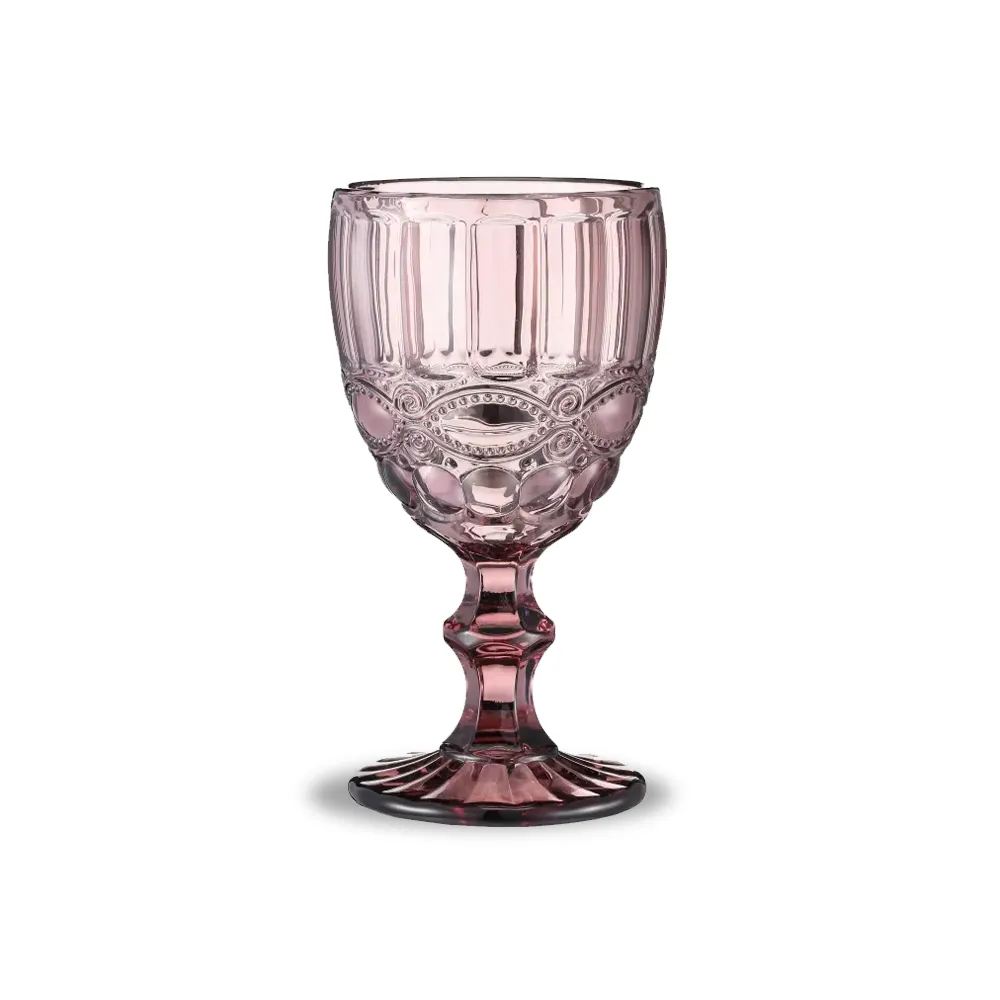 Custom Wholesale Colored Goblet Wine Glasses