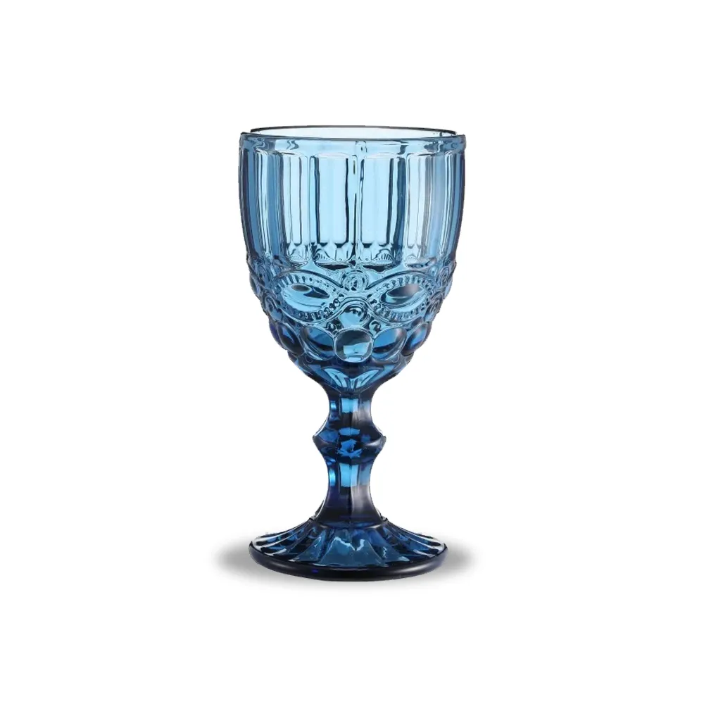 Custom Wholesale Colored Goblet Wine Glasses