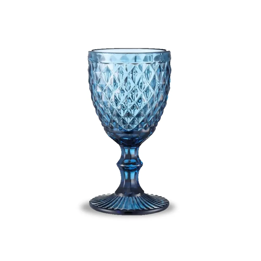 Custom Wholesale Colored Goblet Wine Glasses