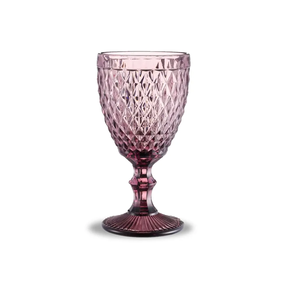 Custom Wholesale Colored Goblet Wine Glasses