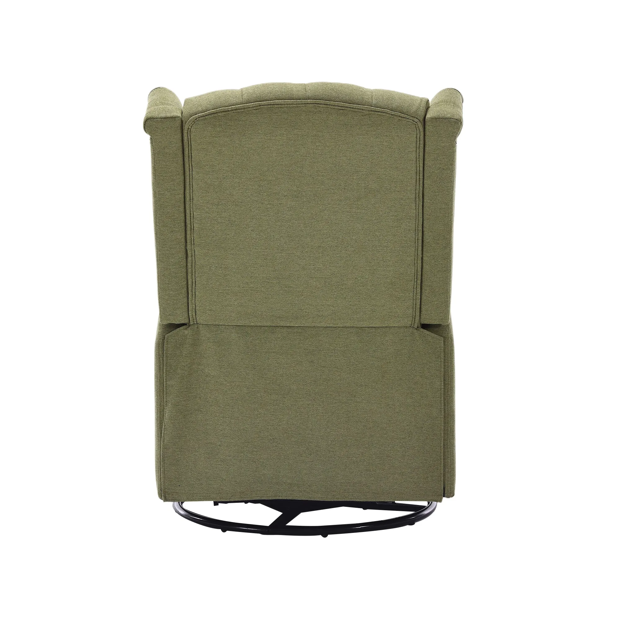 Davina Swivel Rocking Recliner Chair - Olive Green