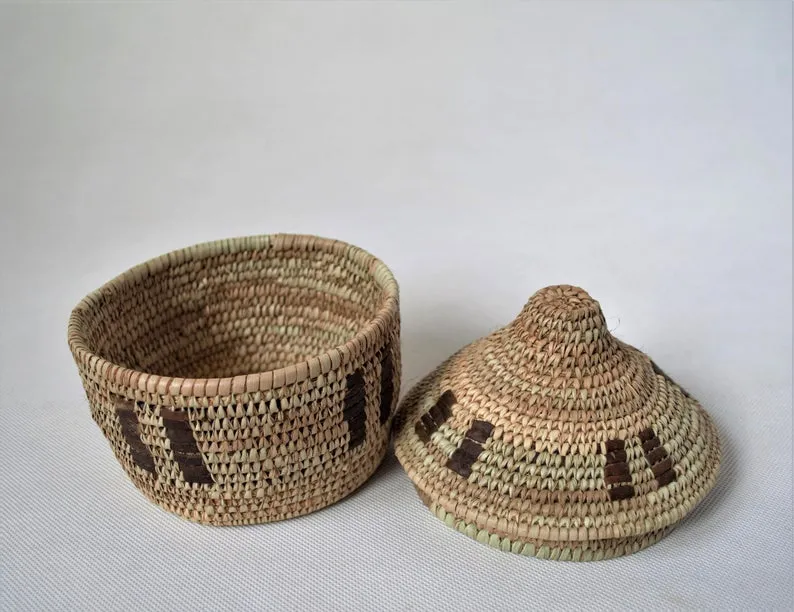 Decorative woven box