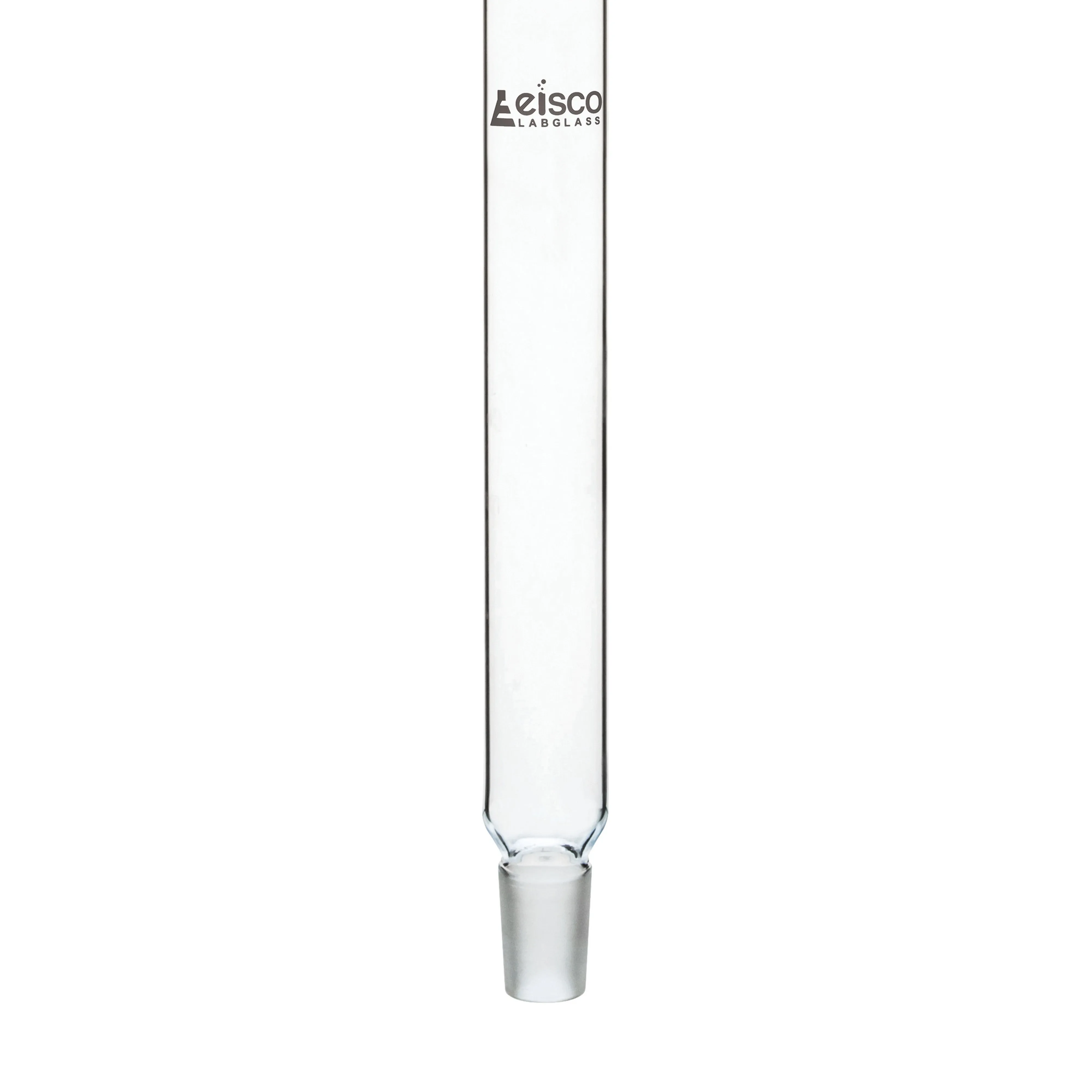 Eisco Labs - Air Condenser, Boro Glass, 20cm Length, Socket Size 19/26 & Cone Size 19/26, Laboratory Glassware for Distillation, Chemistry, Scientific Experiments, Glass Condenser with Ground Joint Fittings