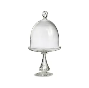 Eleanor Cake Stand and Dome in Clear, Small 19cm