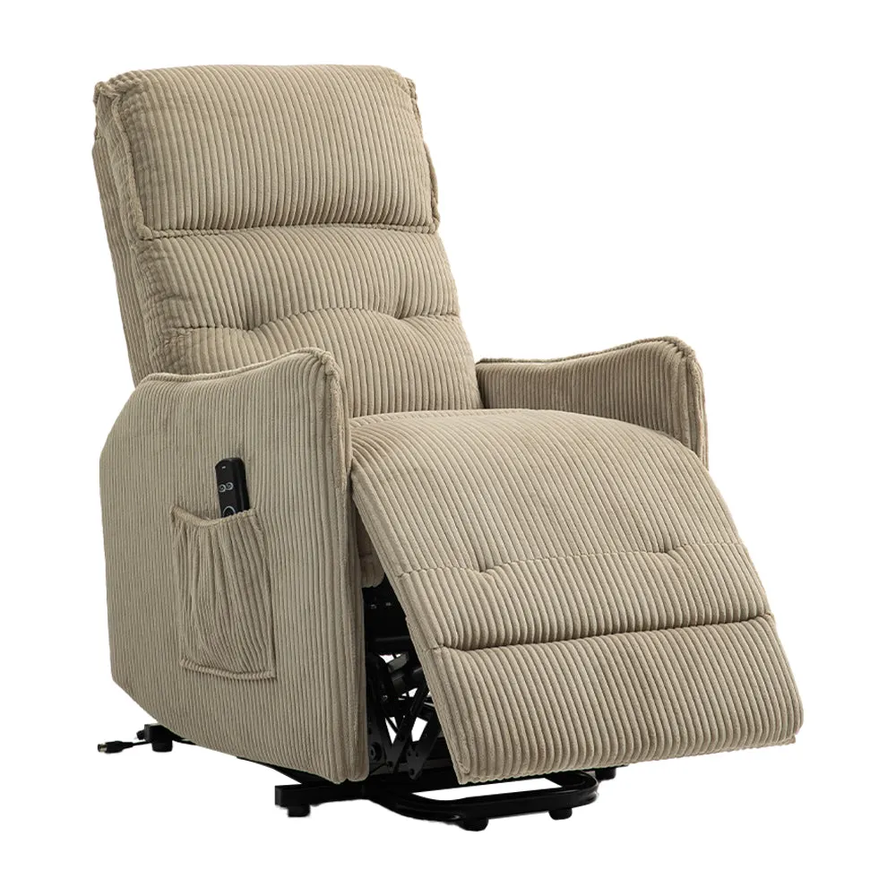 Fraser Electric Recliner Chair - Camel