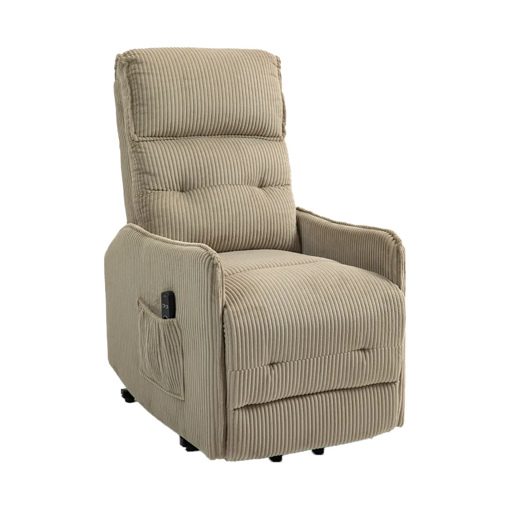 Fraser Electric Recliner Chair - Camel