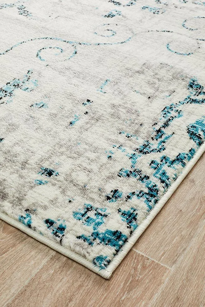 Giselle Transitional Rug Blue Grey