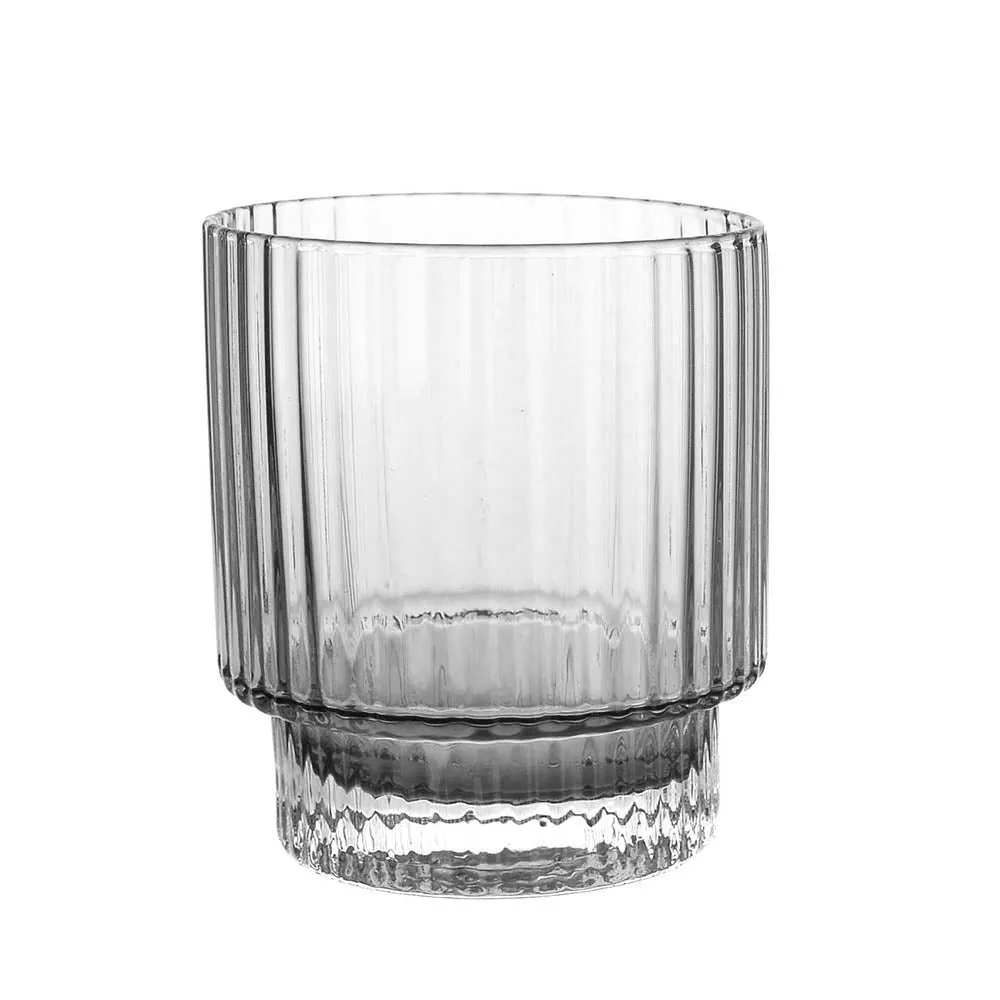 Glass Tumbler Optic Clear 290ml