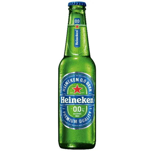 Heineken 0.0 Alcohol Free Beer, 11.2 fl oz bottles, 6 Ct