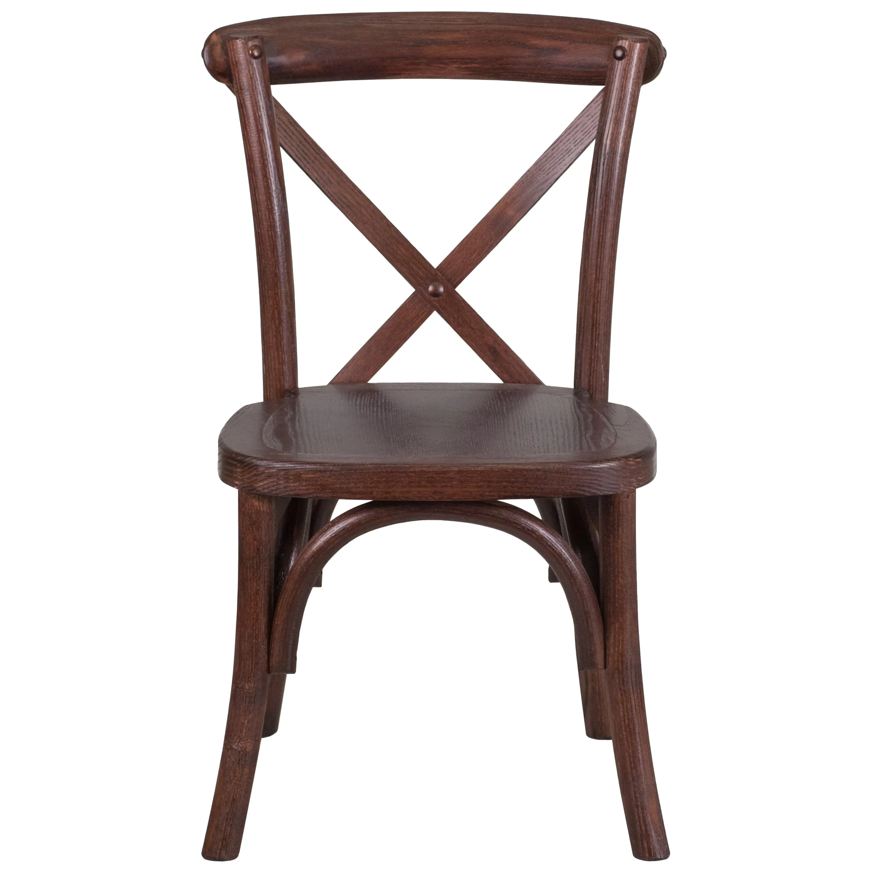 HERCULES Series Stackable Kids Wood Cross Back Chair