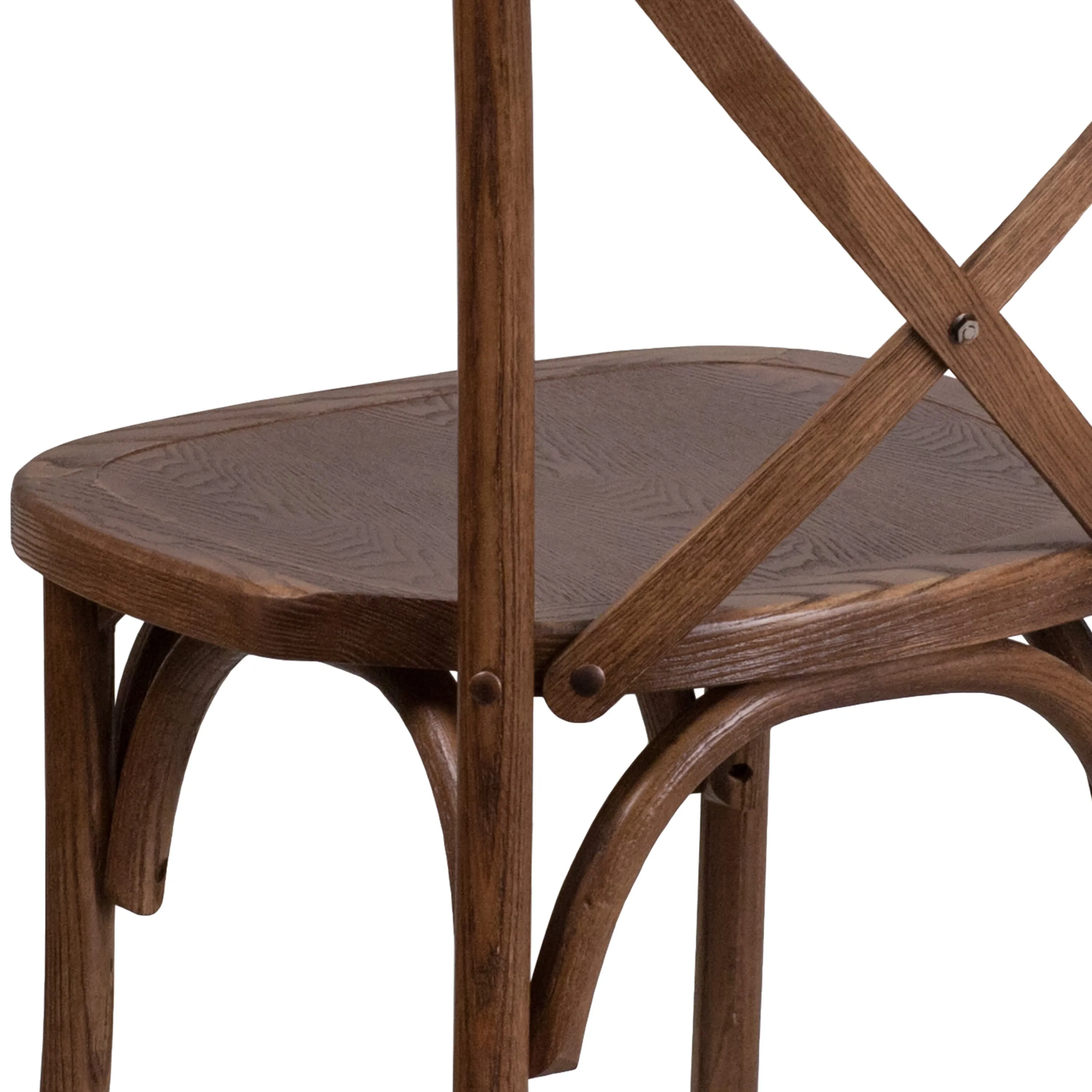 HERCULES Series Stackable Wood Cross Back Chair