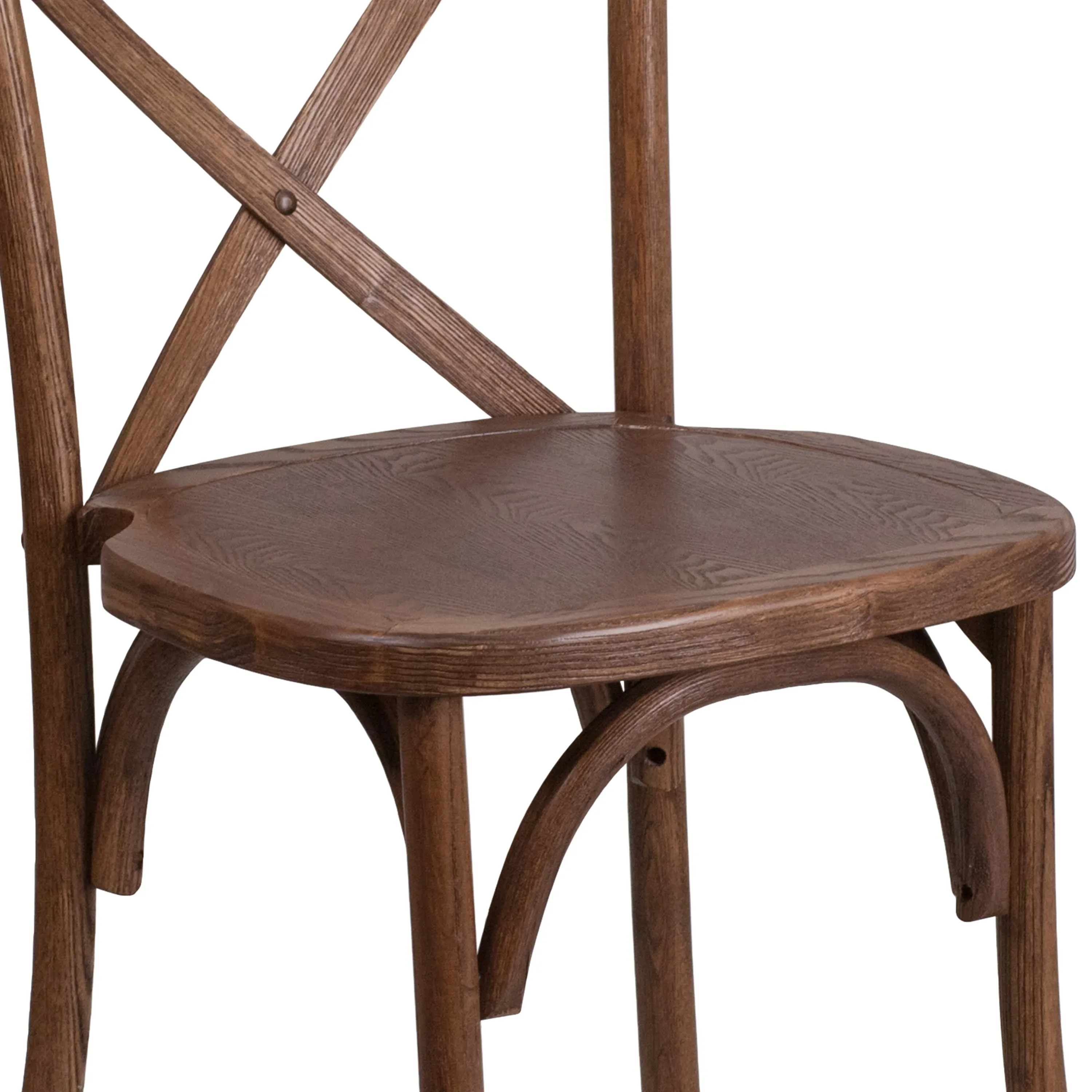 HERCULES Series Stackable Wood Cross Back Chair