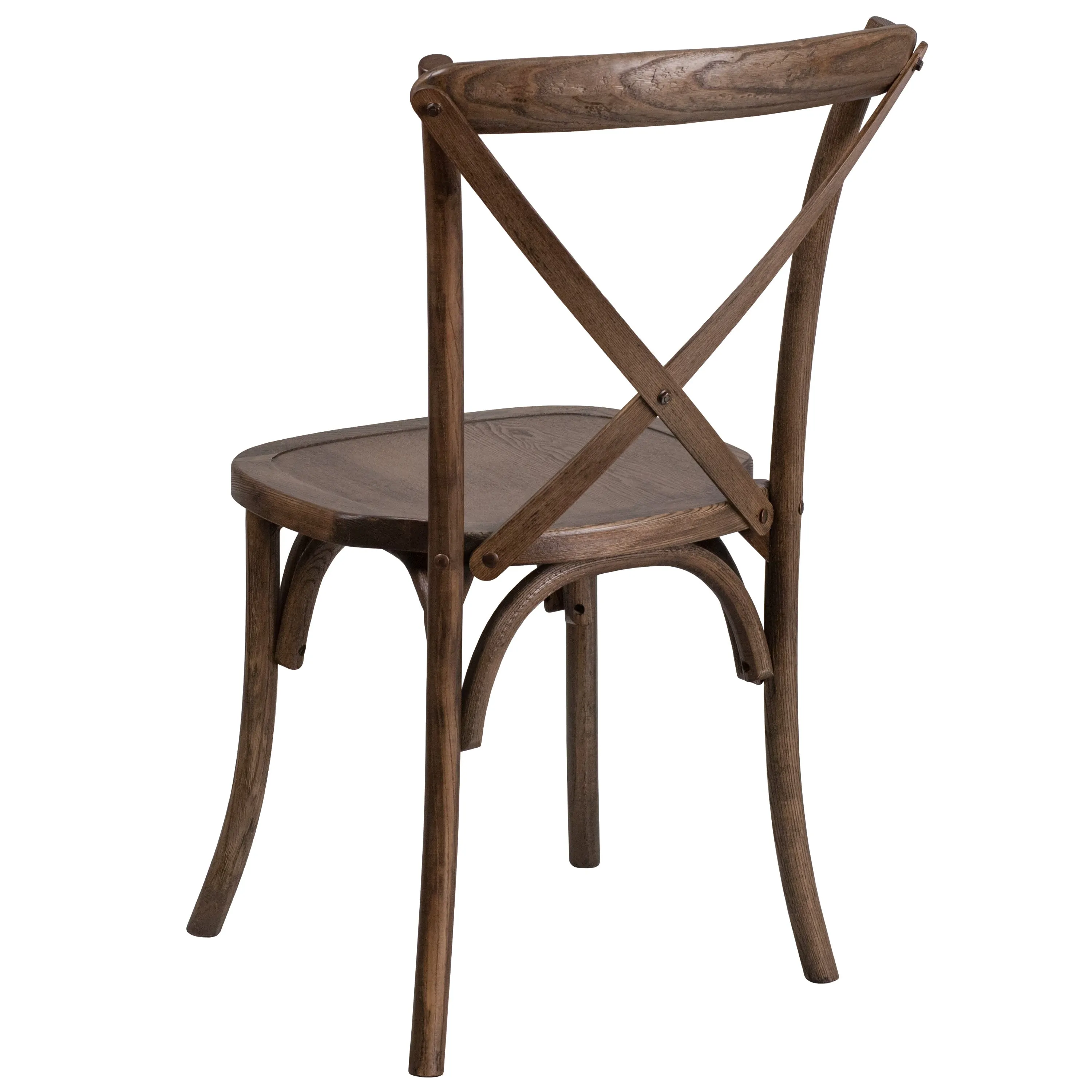 HERCULES Series Stackable Wood Cross Back Chair