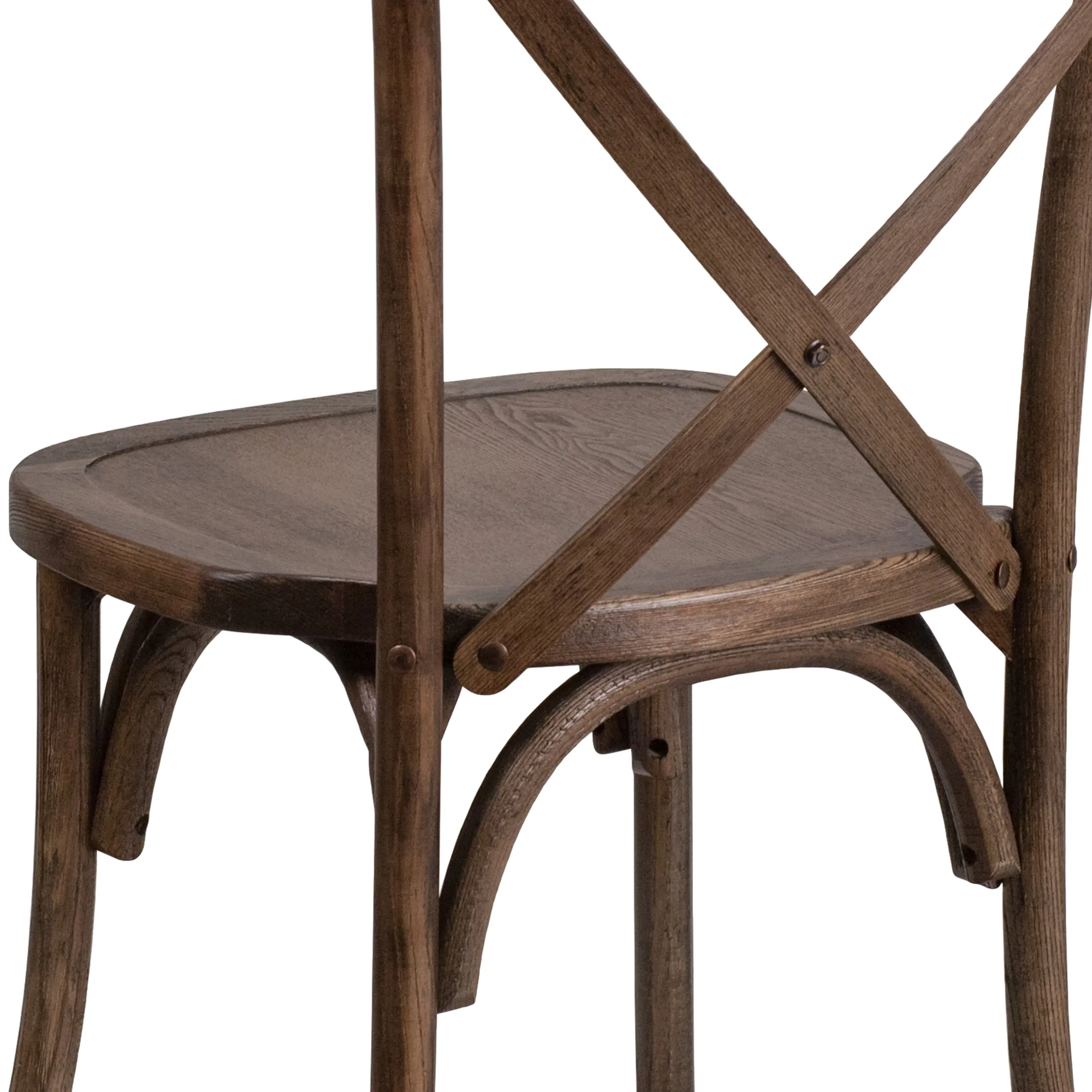 HERCULES Series Stackable Wood Cross Back Chair