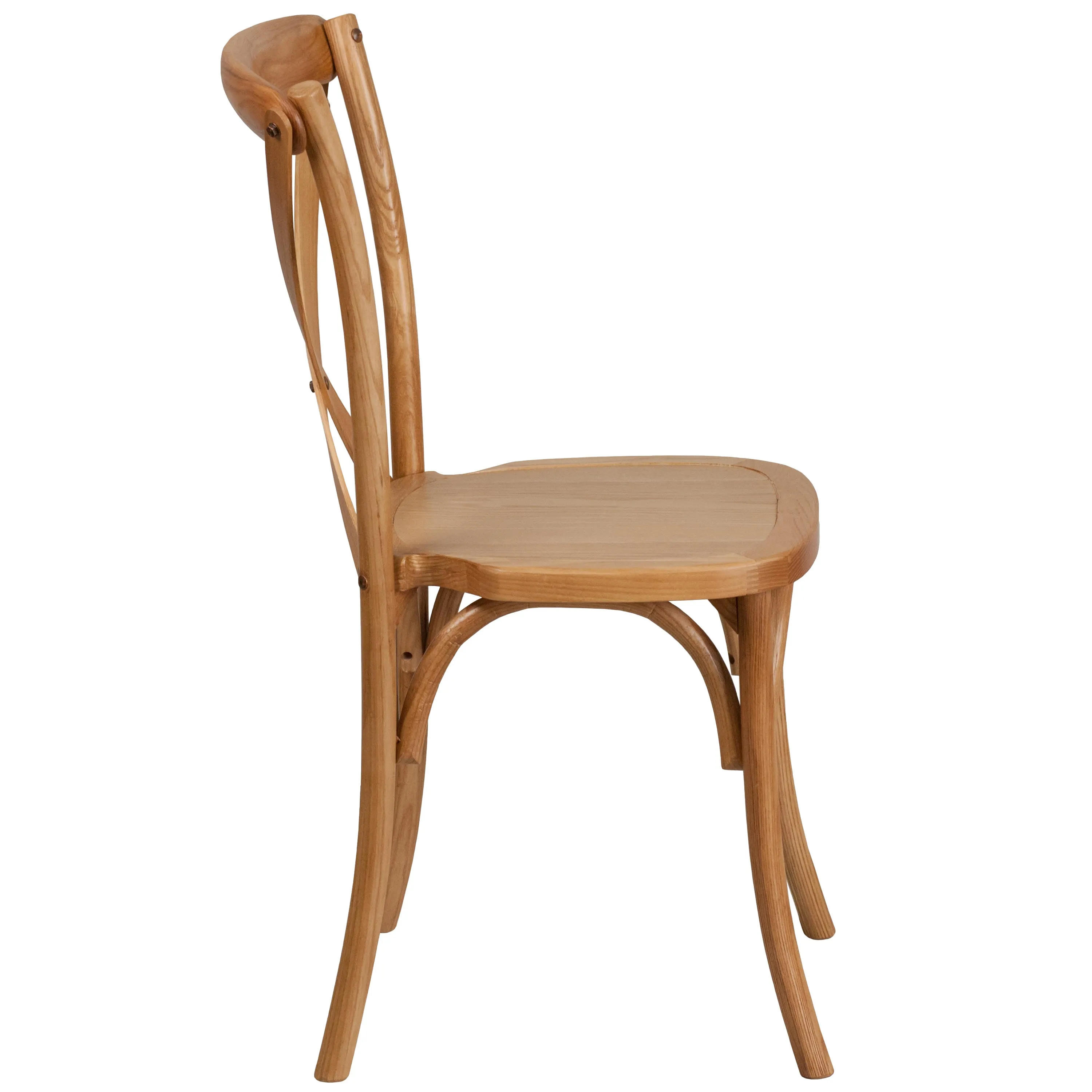 HERCULES Series Stackable Wood Cross Back Chair