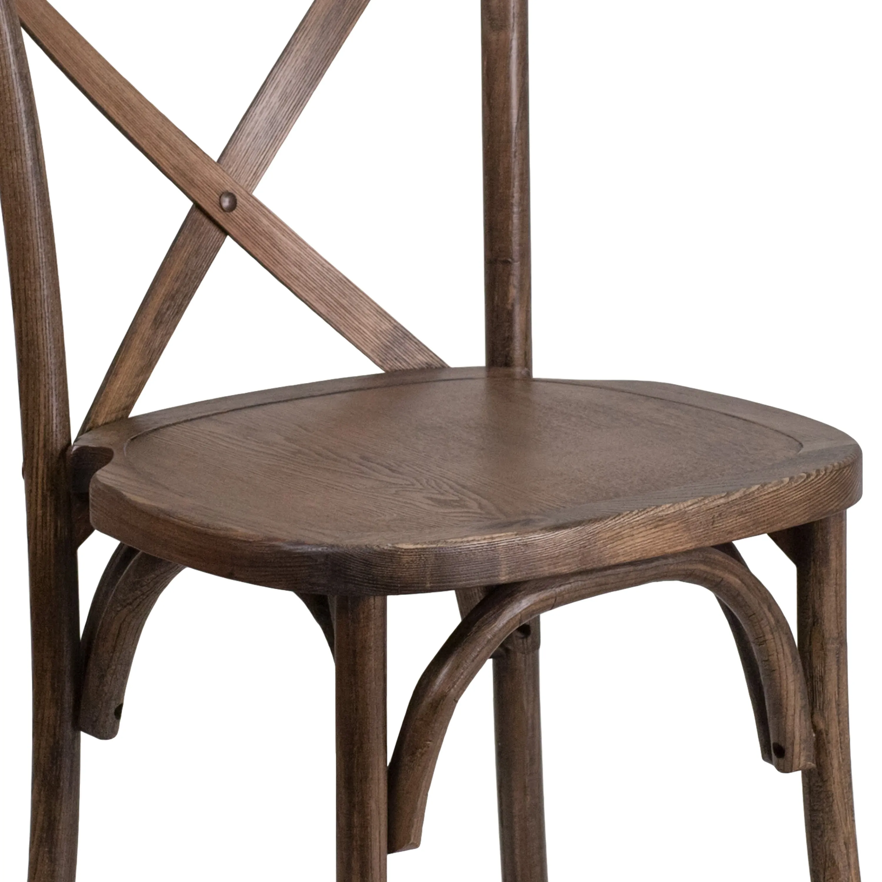 HERCULES Series Stackable Wood Cross Back Chair