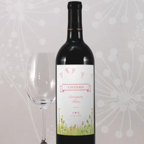 Homespun Charm Wine Label Nature