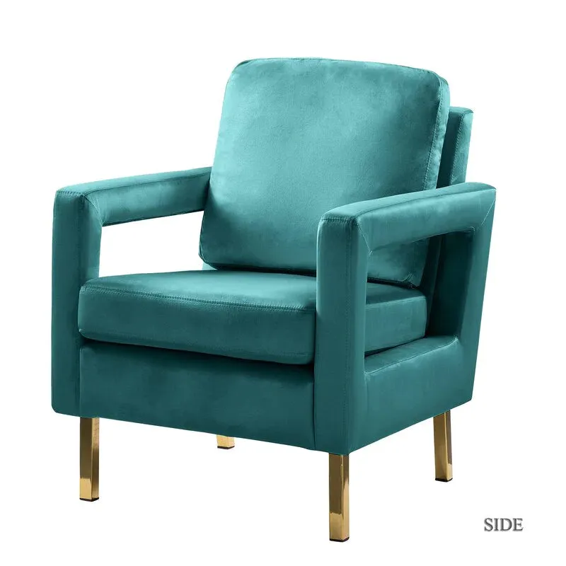 Jojo Upholstered Accent Chair in Suede