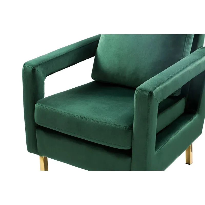 Jojo Upholstered Accent Chair in Suede