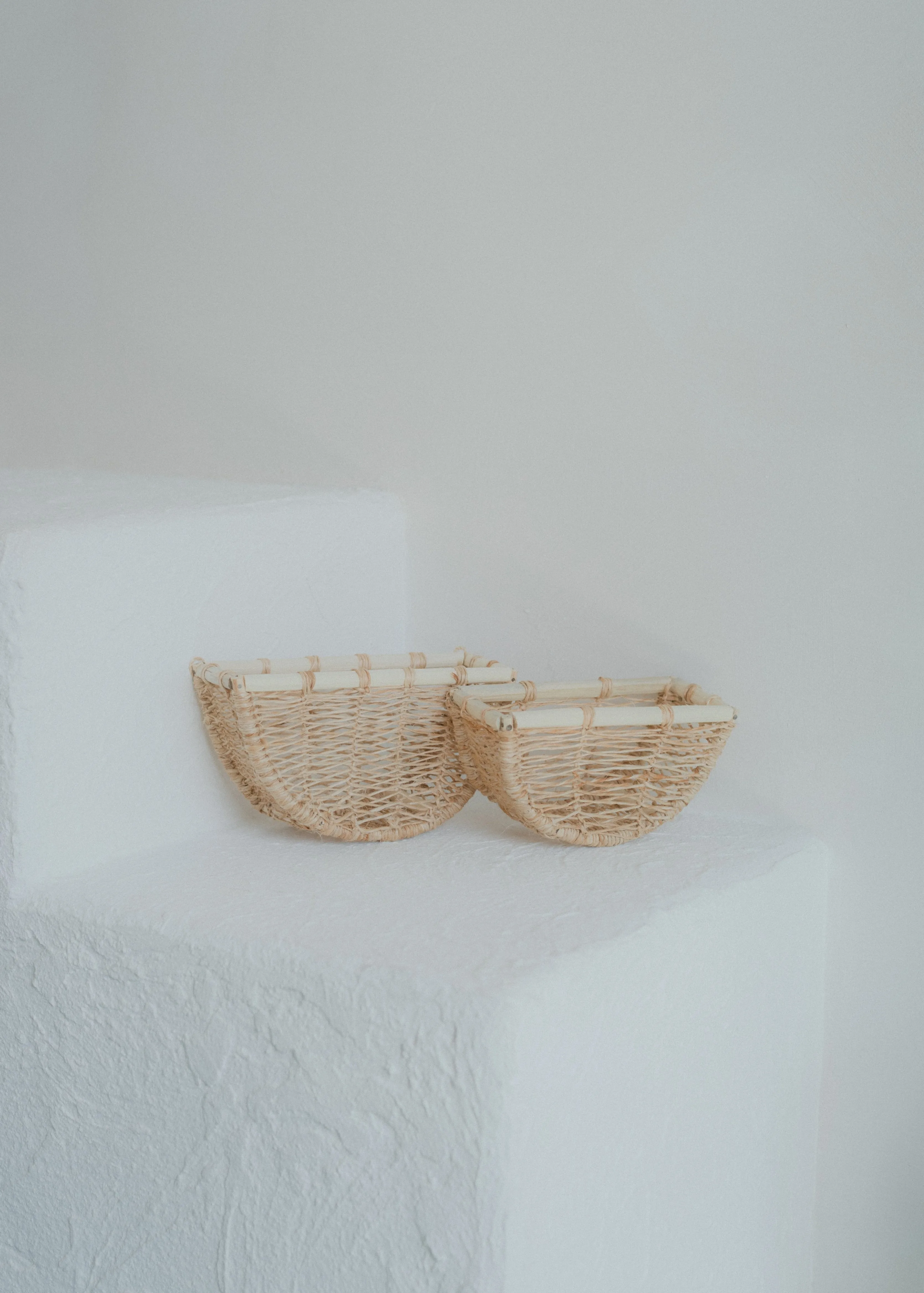 Jonote Half Moon Baskets | Set of Two