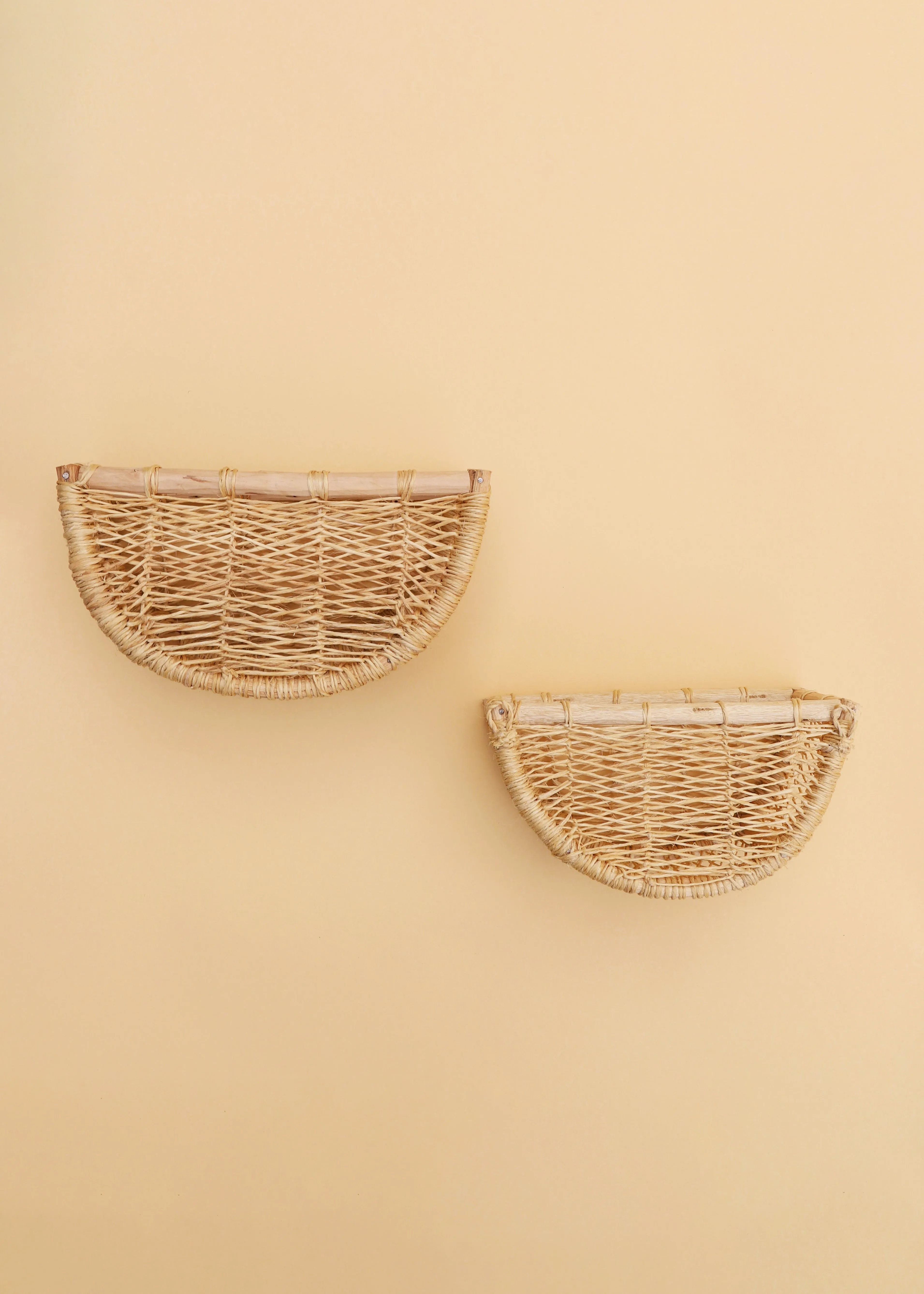 Jonote Half Moon Baskets | Set of Two