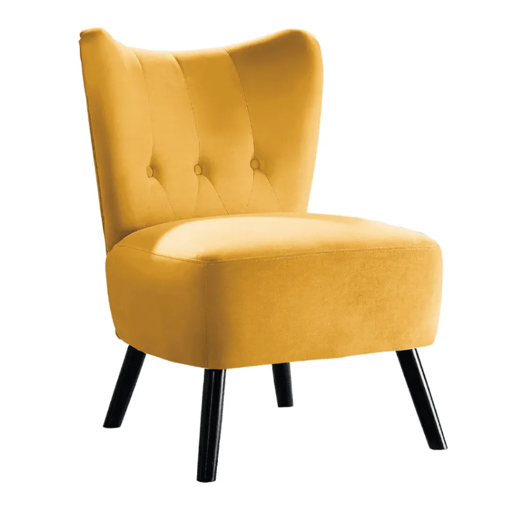 Lappy Suede Accent Chair