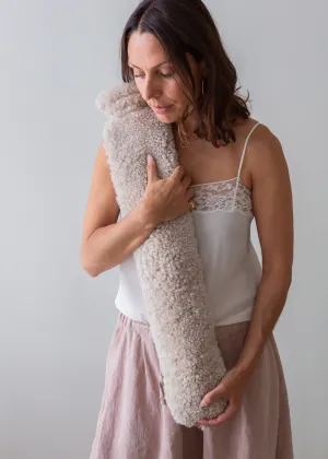 Long Sheepskin Hot Water Bottle – Natural Oatmeal