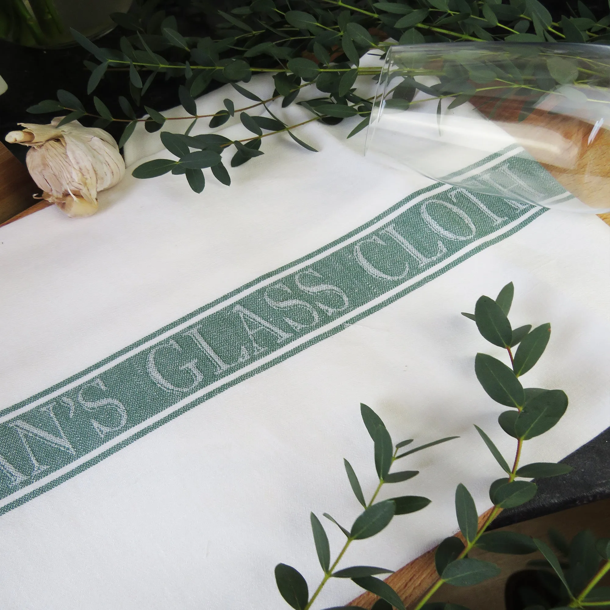 Luxury Irish Linen Glass Cloth