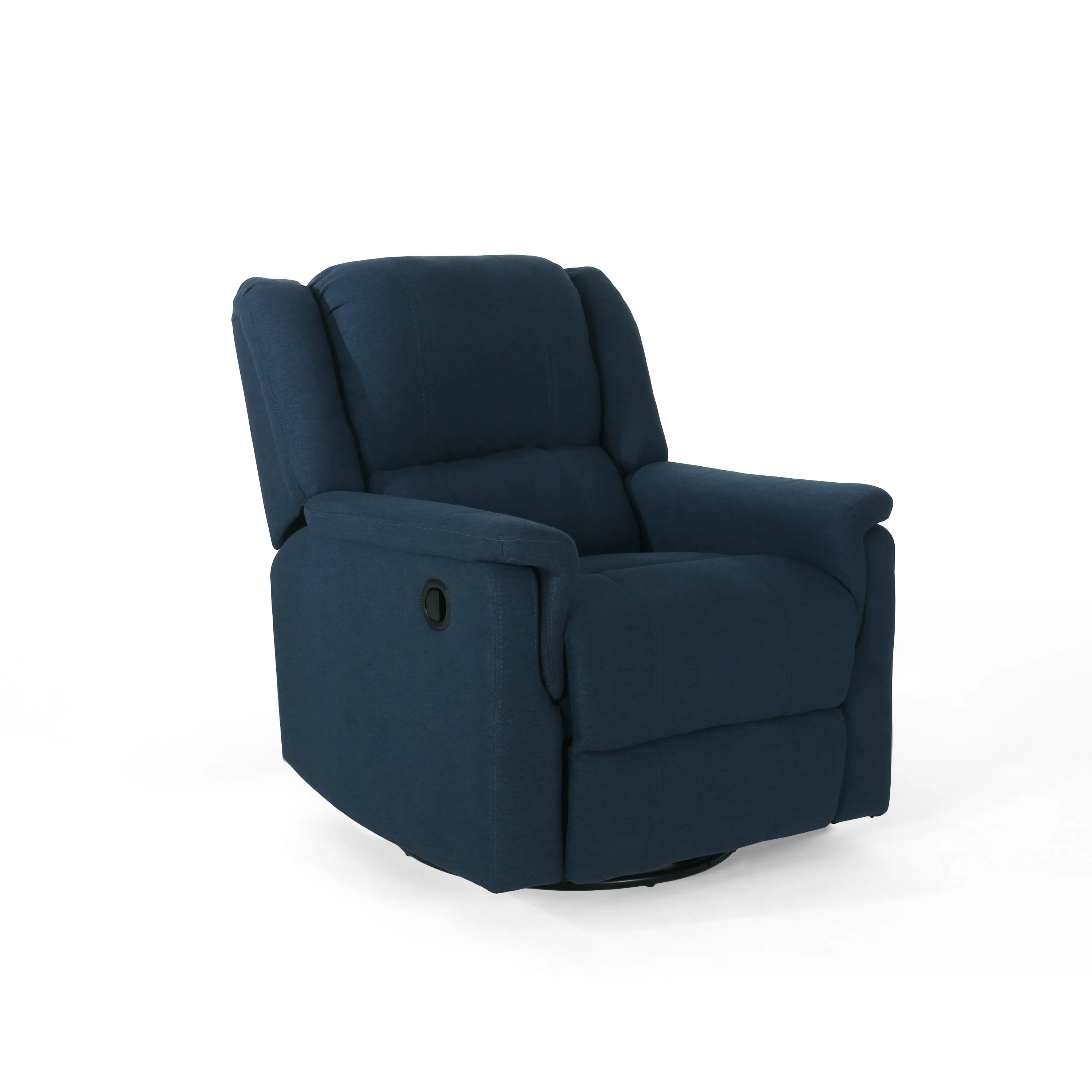 Margo Recliner Chair with Swivel - Navy Blue